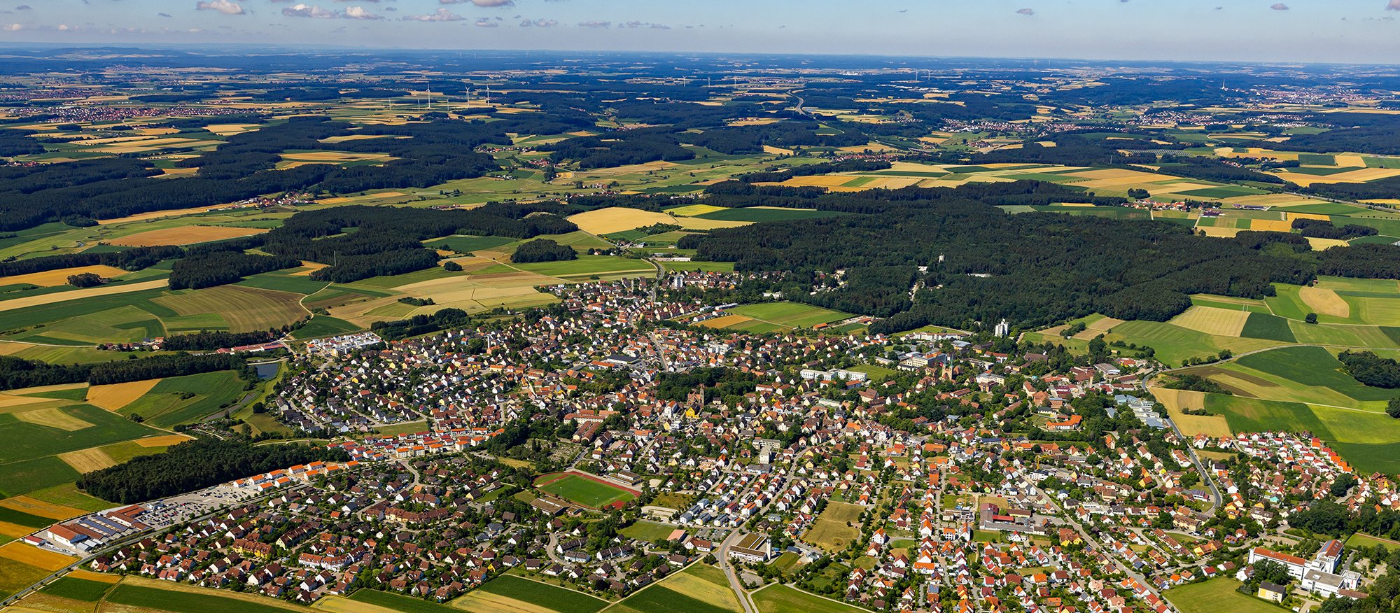Neuendettelsau Luftbild